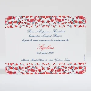 Faire-part de naissance Petit liberty papillon*Faire-part Elégant Best