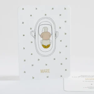 Faire-part de naissance Petit poupon*Faire-part Elégant Online