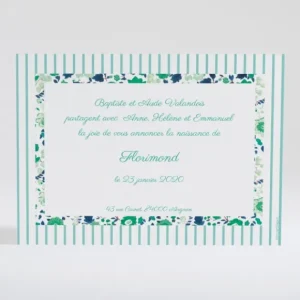 Faire-part de naissance Petit tour Liberty*Faire-part Elégant Online