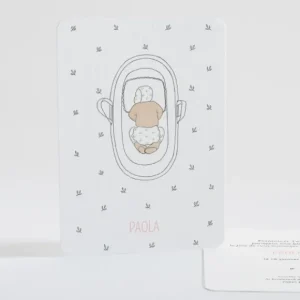Faire-part de naissance Petit poupon*Faire-part Elégant Online