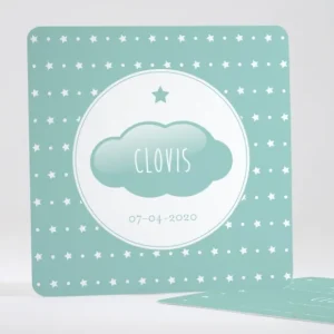 Faire-part de naissance Petit nuage*Faire-part Elégant Fashion