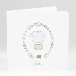 Faire-part de naissance Petit monsieur*Faire-part Elégant Clearance