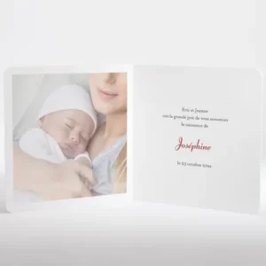 Faire-part de naissance Petites poupees*Faire-part Elégant Best