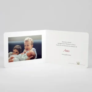 Faire-part de naissance Petit cocon*Faire-part Elégant Outlet