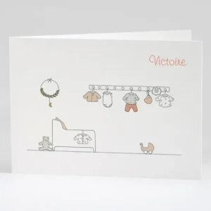 Faire-part de naissance Petit cocon*Faire-part Elégant Outlet