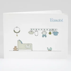 Faire-part de naissance Petit cocon*Faire-part Elégant Outlet