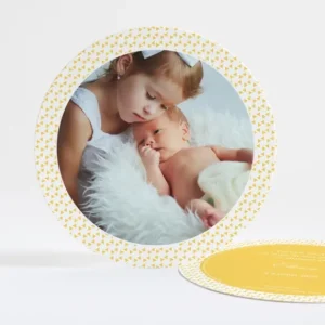 Faire-part de naissance Petits triangles en folie*Faire-part Elégant Discount