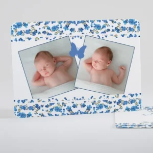 Faire-part de naissance Petit liberty papillon*Faire-part Elégant Best