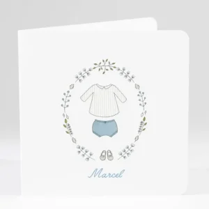 Faire-part de naissance Petit monsieur*Faire-part Elégant Clearance