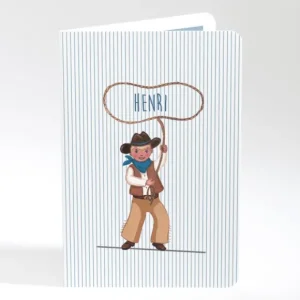 Faire-part de naissance Petit cowboy prenom*Faire-part Elégant Discount