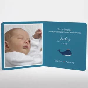 Faire-part de naissance Petit Marin*Faire-part Elégant Outlet