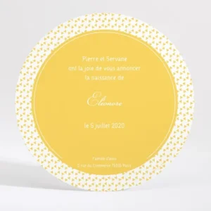 Faire-part de naissance Petits triangles en folie*Faire-part Elégant Discount