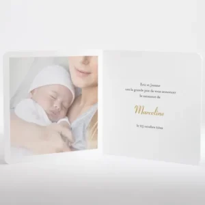 Faire-part de naissance Petites poupees*Faire-part Elégant Best