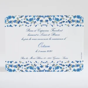 Faire-part de naissance Petit liberty papillon*Faire-part Elégant Best