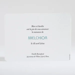 Faire-part de naissance Petit amour paysage*Faire-part Elégant Discount