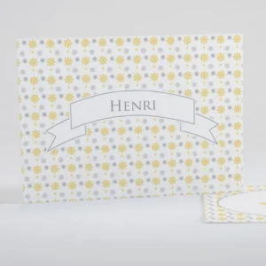 Faire-part de naissance Pele-mele de fleurs*Faire-part Elégant Outlet