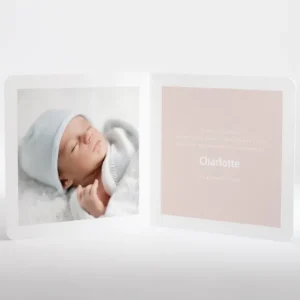 Faire-part de naissance Petit amour 4 enfants*Faire-part Elégant Fashion