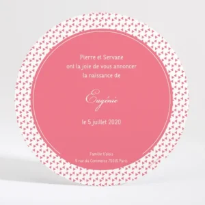 Faire-part de naissance Petits triangles en folie*Faire-part Elégant Discount