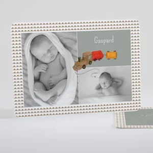 Faire-part de naissance Petit train photos*Faire-part Elégant Sale