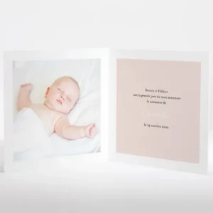 Faire-part de naissance Petit amour*Faire-part Elégant Best