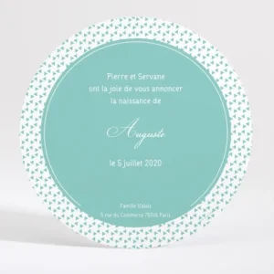 Faire-part de naissance Petits triangles en folie*Faire-part Elégant Discount