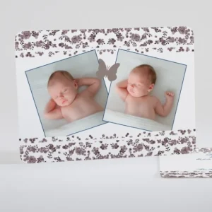 Faire-part de naissance Petit liberty papillon*Faire-part Elégant Best