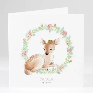 Faire-part de naissance Petit faon*Faire-part Elégant Clearance