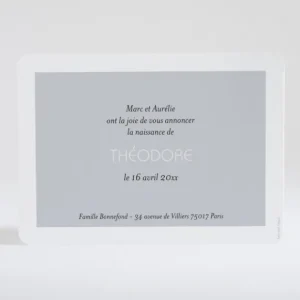 Faire-part de naissance Petit amour paysage*Faire-part Elégant Discount