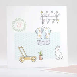 Faire-part de naissance Petit dressing*Faire-part Elégant Online