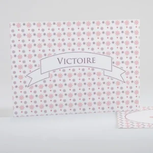 Faire-part de naissance Pele-mele de fleurs*Faire-part Elégant Outlet