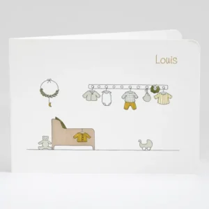 Faire-part de naissance Petit cocon*Faire-part Elégant Outlet