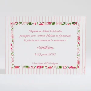 Faire-part de naissance Petit tour Liberty*Faire-part Elégant Online