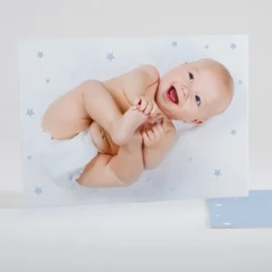 Faire-part de naissance Photo etoilee*Faire-part Elégant Discount