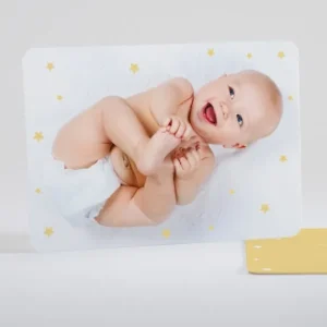 Faire-part de naissance Photo etoilee*Faire-part Elégant Discount