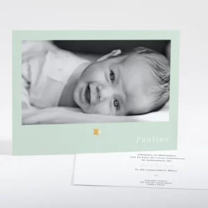 Faire-part de naissance Plein les yeux*Faire-part Elégant Fashion