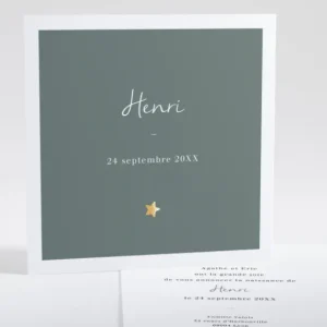 Faire-part de naissance Plein les yeux carre*Faire-part Elégant Online