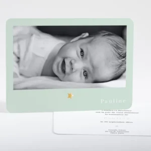 Faire-part de naissance Plein les yeux*Faire-part Elégant Fashion