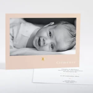 Faire-part de naissance Plein les yeux*Faire-part Elégant Fashion