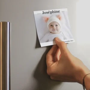 Faire-part de naissance Pompon Magnet*Faire-part Elégant Discount