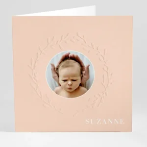 Faire-part de naissance Poesie photo*Faire-part Elégant New