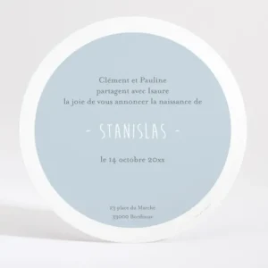 Faire-part de naissance Poesie*Faire-part Elégant Outlet
