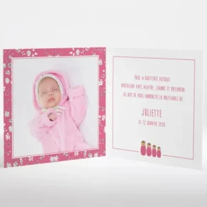 Faire-part de naissance Poupees russes*Faire-part Elégant Best