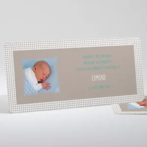 Faire-part de naissance Pois modernes*Faire-part Elégant Best
