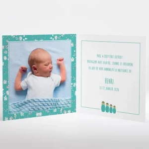 Faire-part de naissance Poupees russes*Faire-part Elégant Best