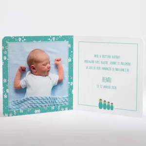 Faire-part de naissance Poupees russes*Faire-part Elégant Best