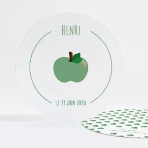Faire-part de naissance Pomme*Faire-part Elégant Fashion