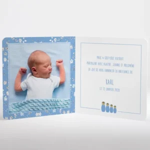 Faire-part de naissance Poupees russes*Faire-part Elégant Best