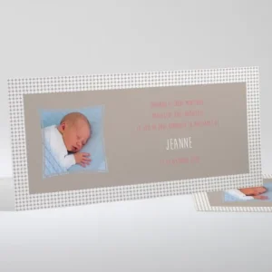 Faire-part de naissance Pois modernes*Faire-part Elégant Best