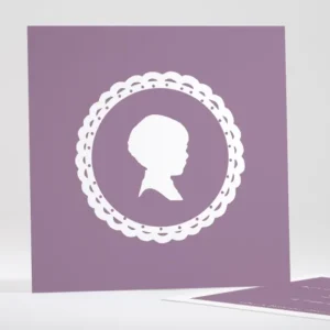 Faire-part de naissance Portrait chic Garcon*Faire-part Elégant Fashion