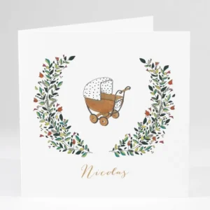Faire-part de naissance Promenade en landau*Faire-part Elégant Online